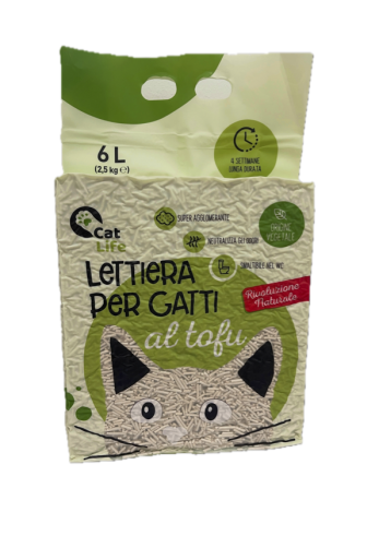 CAT LIFE Lettiera per gatti al tofu 