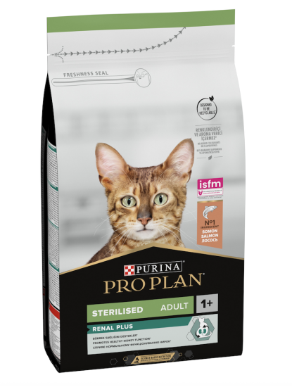 PRO PLAN STERILISED RENAL PLUS, z lososom